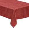 Best FEERIC LIGHTS AND CHRISTMAS Nappe Jacquard Nuance De Rouge Et Fil Lurex Dore 140 X 360 Cm