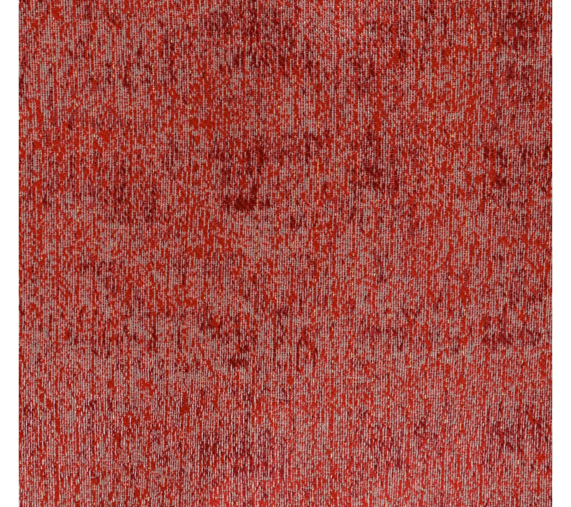 Best FEERIC LIGHTS AND CHRISTMAS Nappe Jacquard Nuance De Rouge Et Fil Lurex Dore 140 X 360 Cm