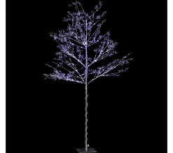 Best Sale FEERIC LIGHTS AND CHRISTMAS Déco De Noël Arbre Lumineux Argente 160 Led Blanc Froid H 120 Cm