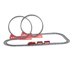 Online FEERIC LIGHTS AND CHRISTMAS Train Electrique Looping 47 Pieces Village De Noël