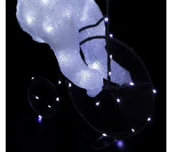 Flash Sale FEERIC LIGHTS AND CHRISTMAS Décoration Lumineuse Led Lapin A Velo Exterieur H44