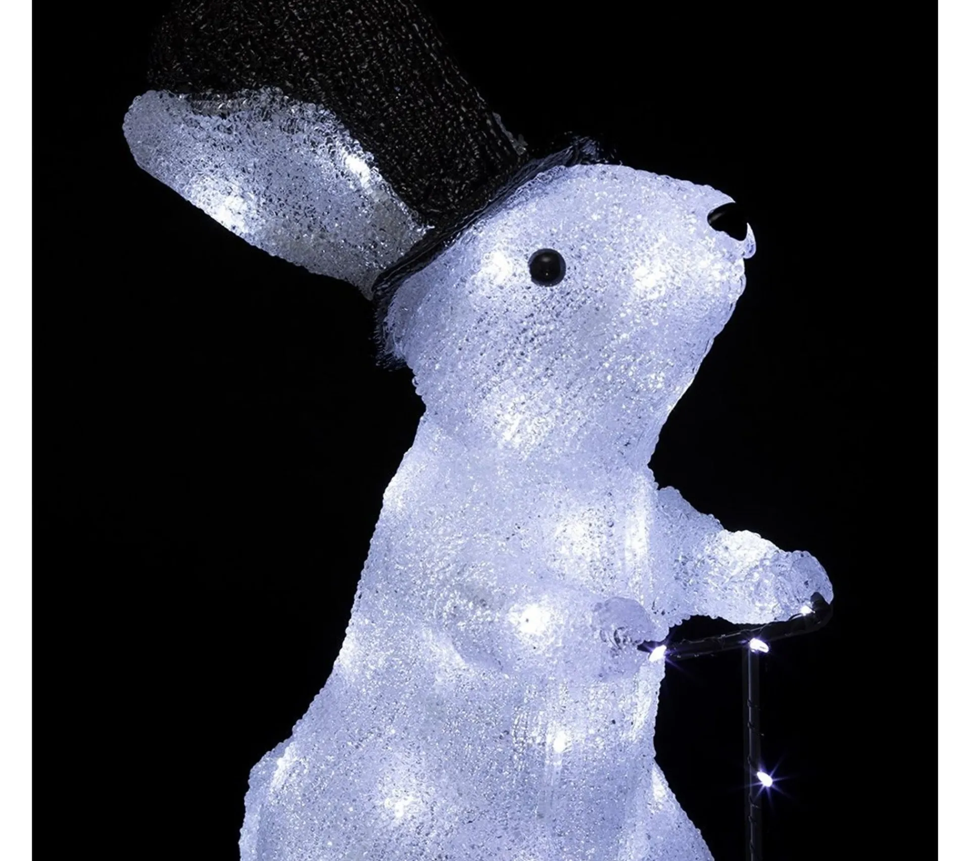 Flash Sale FEERIC LIGHTS AND CHRISTMAS Décoration Lumineuse Led Lapin A Velo Exterieur H44