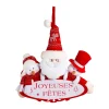 Hot FEERIC LIGHTS AND CHRISTMAS Déco De Noël Pancarte Joyeuses Fetes Avec 3 Peluches H 38 Cm