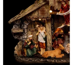 Flash Sale FEERIC LIGHTS AND CHRISTMAS Creche De Noël Lumineuse 11 Santons 3 Led