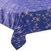 New FEERIC LIGHTS AND CHRISTMAS Nappe Etoiles De Noël Caneva - L. 140 X L. 360 Cm - Bleu Nuit