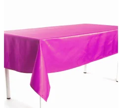 Clearance FEERIC LIGHTS AND CHRISTMAS Nappe Satin - 140 X 240 Cm - Rose