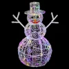 Shop FEERIC LIGHTS AND CHRISTMAS Bonhomme De Neige Lumineux Multicolore 60 Cm - Multicolore