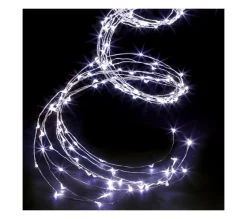 Flash Sale FEERIC LIGHTS AND CHRISTMAS Guirlande Lumineuse Exterieur Cascade 200 Microled Blanc Froid 8 Jeux De Lumiere