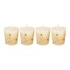 Clearance FEERIC LIGHTS AND CHRISTMAS Lot De 4 Bougies Votive Dore Etoiles Et Paillettes D 4 Cm