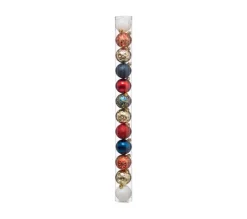 FEERIC LIGHTS AND CHRISTMAS Guirlande Et Boule De Sapin^ Déco De Sapin Lot De 12 Boules De Noël D 6 Cm - Multicolore