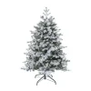 FEERIC LIGHTS AND CHRISTMAS Sapin Et Accessoire^ Sapin De Noël Artificiel Vert Floque Enneige Qualite Premium H 150 Cm