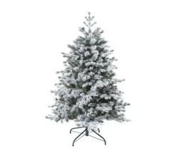 FEERIC LIGHTS AND CHRISTMAS Sapin Et Accessoire^ Sapin De Noël Artificiel Vert Floque Enneige Qualite Premium H 150 Cm