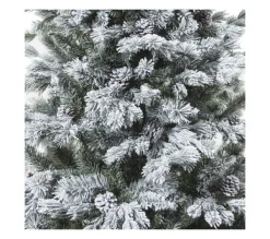 FEERIC LIGHTS AND CHRISTMAS Sapin Et Accessoire^ Sapin De Noël Artificiel Vert Floque Enneige Qualite Premium H 150 Cm