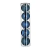 FEERIC LIGHTS AND CHRISTMAS Guirlande Et Boule De Sapin^ Déco De Sapin Lot De 5 Boules De Noël D 5 Cm - Bleu Nuit