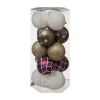 FEERIC LIGHTS AND CHRISTMAS Guirlande Et Boule De Sapin^ Déco De Sapin Lot De 15 Boules De Noël D 5 Cm - Multicolore