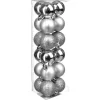 FEERIC LIGHTS AND CHRISTMAS Guirlande Et Boule De Sapin^ Kit Décoration Pour Sapin De Noël - 18 Pieces - Argent