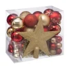 FEERIC LIGHTS AND CHRISTMAS Guirlande Et Boule De Sapin^ Déco De Sapin De Noël Kit 44 Pieces, Boule, Guirlande Et Cimier - Multicolore