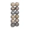 FEERIC LIGHTS AND CHRISTMAS Guirlande Et Boule De Sapin^ Déco De Sapin Lot De 12 Boules De Noël D 4 Cm - Champagne Violet Et Gris