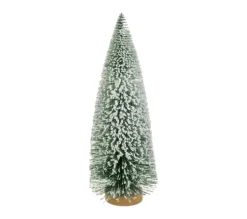 FEERIC LIGHTS AND CHRISTMAS Sapin Et Accessoire^ Décoration De Noël Sapin De Table Artificiel Vert Enneige H 25 Cm