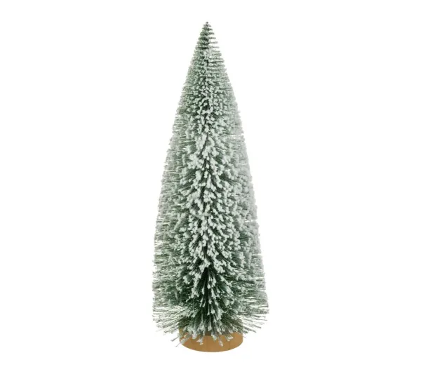 FEERIC LIGHTS AND CHRISTMAS Sapin Et Accessoire^ Décoration De Noël Sapin De Table Artificiel Vert Enneige H 25 Cm