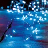 FEERIC LIGHTS AND CHRISTMAS Guirlande Et Boule De Sapin^ Guirlande Lumineuse Interieur 40 Microled Bleu Sur 3.90 Metres