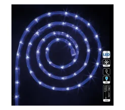 FEERIC LIGHTS AND CHRISTMAS Guirlande Et Boule De Sapin^ Guirlande Lumineuse Exterieur Tube 24 M 432 Led Bleu 8 Jeux De Lumiere