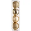 FEERIC LIGHTS AND CHRISTMAS Guirlande Et Boule De Sapin^ Kit Décoration Pour Sapin De Noël - 4 Pieces - Dore