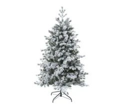 FEERIC LIGHTS AND CHRISTMAS Sapin Et Accessoire^ Sapin De Noël Artificiel Vert Floque Enneige Qualite Premium H 180 Cm