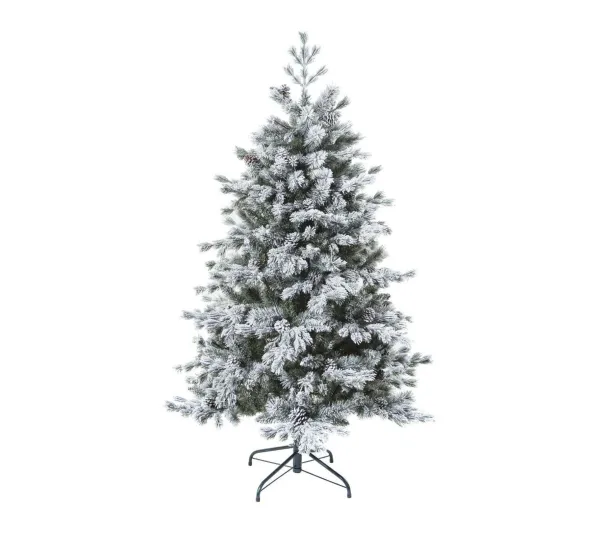 FEERIC LIGHTS AND CHRISTMAS Sapin Et Accessoire^ Sapin De Noël Artificiel Vert Floque Enneige Qualite Premium H 180 Cm