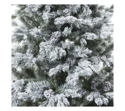 FEERIC LIGHTS AND CHRISTMAS Sapin Et Accessoire^ Sapin De Noël Artificiel Vert Floque Enneige Qualite Premium H 180 Cm