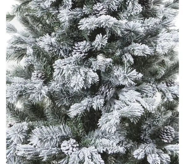 FEERIC LIGHTS AND CHRISTMAS Sapin Et Accessoire^ Sapin De Noël Artificiel Vert Floque Enneige Qualite Premium H 180 Cm