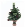 FEERIC LIGHTS AND CHRISTMAS Sapin Et Accessoire^ Sapin De Noël Artificiel Vert Pommes De Pin Et Baies Rouges H 50 Cm