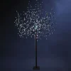 FEERIC LIGHTS AND CHRISTMAS Guirlande Et Boule De Sapin^ Grand Arbre Fleuri Lumineux D'Exterieur Prunus - 600 Led Rgb - Multicouleur