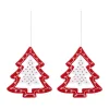 FEERIC LIGHTS AND CHRISTMAS Guirlande Et Boule De Sapin^ Sujet De Noël Lot De 2 Suspensions En Bois