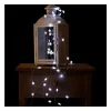 FEERIC LIGHTS AND CHRISTMAS Guirlande Et Boule De Sapin^ Guirlande Lumineuse Interieur 60 Led Blanc Lumiere Fixe Sur 1.20 M