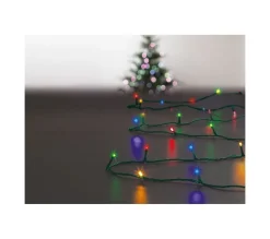 FEERIC LIGHTS AND CHRISTMAS Guirlande Et Boule De Sapin^ Guirlande Lumineuseexterieur 10 Metres 100 Led Multicolore 8 Jeux De Lumiere