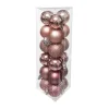 FEERIC LIGHTS AND CHRISTMAS Guirlande Et Boule De Sapin^ Déco De Sapin Lot De 18 Boules De Noël D 3 Cm - Rose