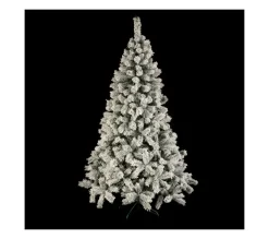 FEERIC LIGHTS AND CHRISTMAS Sapin Et Accessoire^ Sapin De Noël Artificiel Vert Floque Enneige Qualite Premium H 150 Cm
