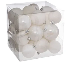 FEERIC LIGHTS AND CHRISTMAS Guirlande Et Boule De Sapin^ Coffrets Décoration Sapin De Noël 35 Pieces - Blanc