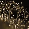 FEERIC LIGHTS AND CHRISTMAS Guirlande Et Boule De Sapin^ Guirlande Lumineuse Boa 5 Metres 400 Microled Blanc Chaud 8 Jeux De Lumiere