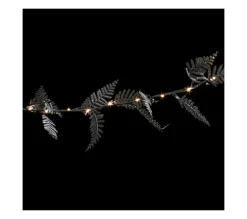 FEERIC LIGHTS AND CHRISTMAS Guirlande Et Boule De Sapin^ Guirlande Lumineuse Avec Déco 25 Led Blanc Chaud L 240 Cm