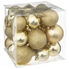 FEERIC LIGHTS AND CHRISTMAS Guirlande Et Boule De Sapin^ Coffrets Décoration Sapin De Noël 35 Pieces - Or