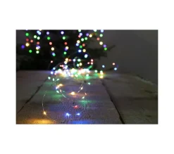FEERIC LIGHTS AND CHRISTMAS Guirlande Et Boule De Sapin^ Guirlande Lumineuse Interieur 20 Microled Multicolore Sur 1.90 Metres