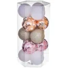 FEERIC LIGHTS AND CHRISTMAS Guirlande Et Boule De Sapin^ Kit Décoration Pour Sapin De Noël - 15 Pieces - Blanc Et Dore