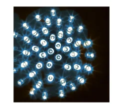 FEERIC LIGHTS AND CHRISTMAS Guirlande Et Boule De Sapin^ Guirlande Lumineuse Exterieur 12 M 120 Led Bleu Et 8 Jeux De Lumiere