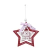 FEERIC LIGHTS AND CHRISTMAS Guirlande Et Boule De Sapin^ Sujet De Noël A Suspendre Forme Double En Bois Imprime