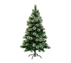 FEERIC LIGHTS AND CHRISTMAS Sapin Et Accessoire^ Sapin De Noël Artificiel Vert Enneige Qualite Premium H 180 Cm