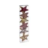 FEERIC LIGHTS AND CHRISTMAS Guirlande Et Boule De Sapin^ Déco De Sapin Lot De 6 Toiles D 6 Cm - Rose Et Or