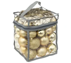 FEERIC LIGHTS AND CHRISTMAS Guirlande Et Boule De Sapin^ Coffrets Décoration Sapin De Noël 52 Pieces - Or
