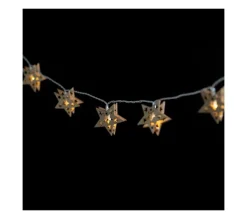 FEERIC LIGHTS AND CHRISTMAS Guirlande Et Boule De Sapin^ Guirlande Lumineuse Interieur 10 Formes En Bois Avec Led Sur 1.35 M